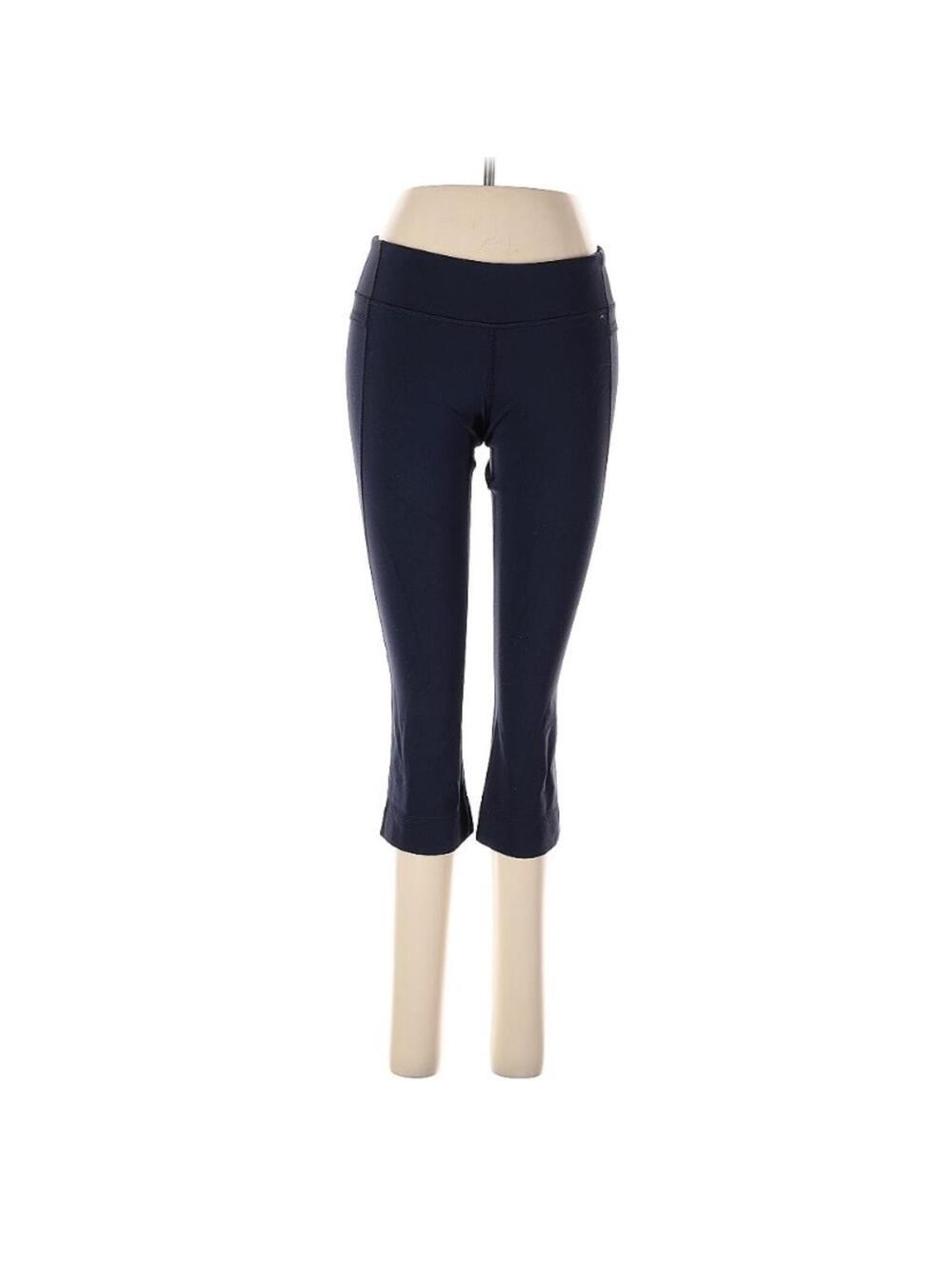 Lululemon Blue In The Flow Crop II Legging Active Pants Size 6